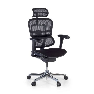Fauteuil de bureau ERGOHUMAN Ultra - Assise tissu - noir