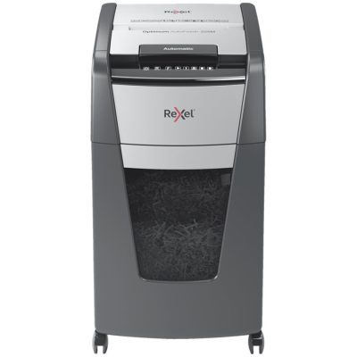 Rexel Optimum Auto+ 225M - destructeur de documents coupe croisée microparticules - 225 feuilles - Corbeille 60 litres