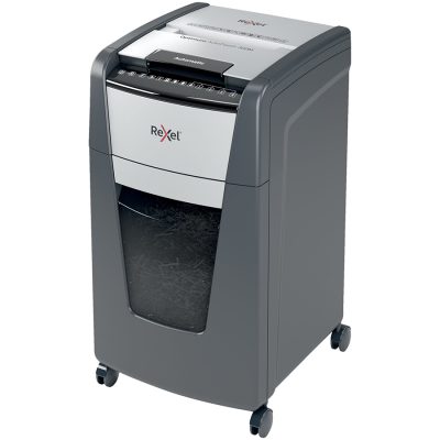Rexel Optimum Auto+ 300M - destructeur de documents coupe croisée microparticules - 300 feuilles - Corbeille 60 litres