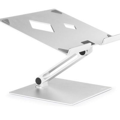 Laptop Stand rise - Support universel pour pc portable jusqu'à 17" ( jusqu'à 5kg) - argent
