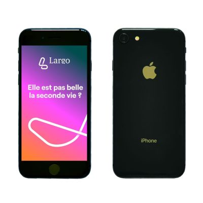 Apple iPhone SE 2020 (2e génération) - smartphone reconditionné grade B (bon état)+ écouteurs Fairplay Raven inclus - 4G - 64 Go - noir