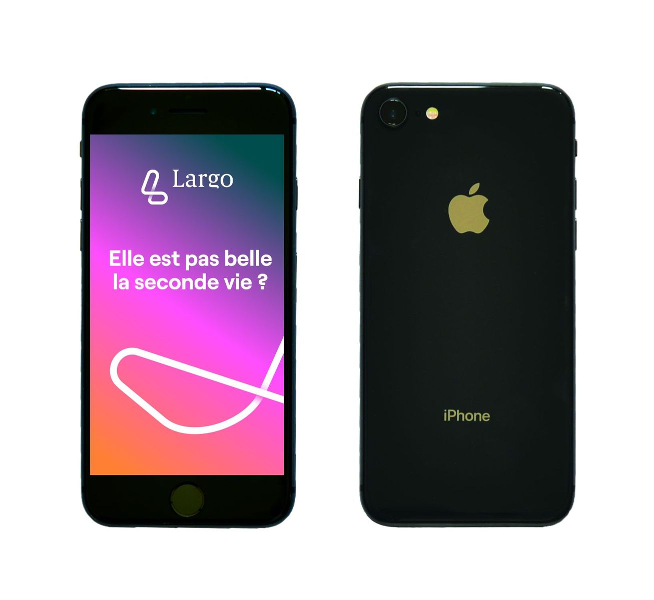 Apple iPhone SE 2020 (2e génération) - smartphone reconditionné grade B (bon état)+ écouteurs Fairplay Raven inclus - 4G - 64 Go - noir