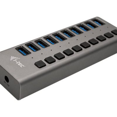 i-Tec USB 3.0 Charging HUB - Hub - 10 x SuperSpeed USB 3.0 - de bureau