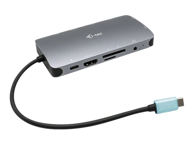 i-Tec USB-C Metal Nano - Station d'accueil - USB-C / Thunderbolt 3 - VGA, HDMI - GigE