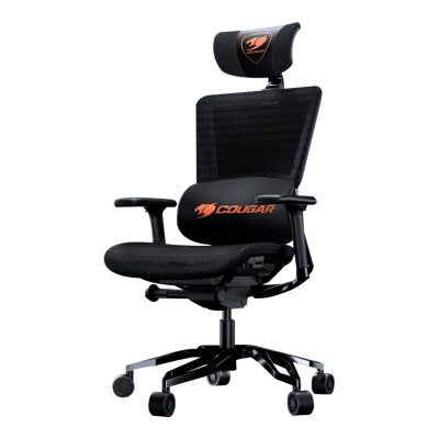 Fauteuil gamer ARGO - accoudoirs réglables - appui-tête intégré - noir