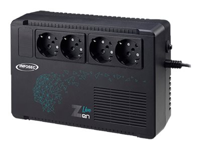INFOSEC Zen Live 500 - Onduleur - 500 VA - 4 connecteurs de sortie