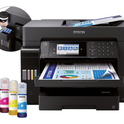 Epson EcoTank ET-16655 - Imprimante multifonction jet d'encre couleur A3 - USB, LAN, Wi-Fi, hôte USB - noir