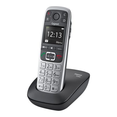Gigaset E560 - téléphone sans fil - argent