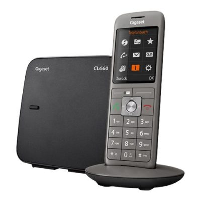 Gigaset - téléphone sans fil + combiné supplémentaire - anthracite