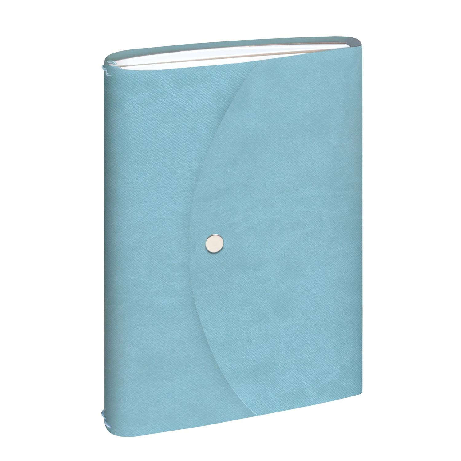 Multicarnet Clover Céleste -2 carnets lignés et 1 carnet uni - 15 x 21 cm - Paloma, Elise bleu et Kraft - Exacompta