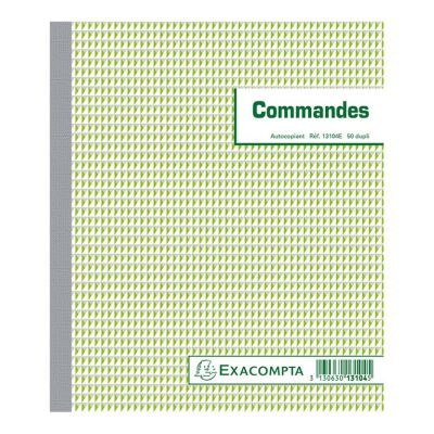 Exacompta - 10 Manifolds Carnets de commandes - 50 dupli - 21 x 18 cm