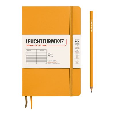 Leuchtturm1917 - Carnet de notes souple B6+ - ligné - orange