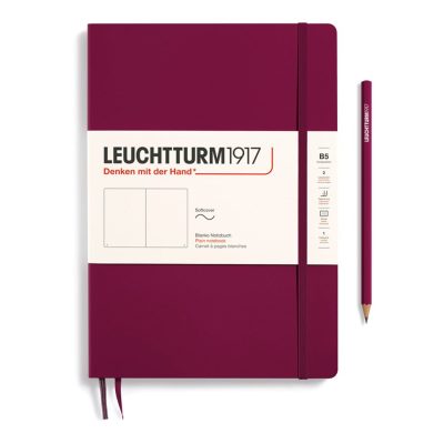 Leuchtturm1917 - Carnet de notes souple - composition B5 - uni - bordeaux