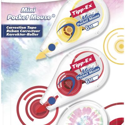 Tipp Ex - Correcteur - 3 Mini Pocket Mouse - 2 Fashion + 1 Décor