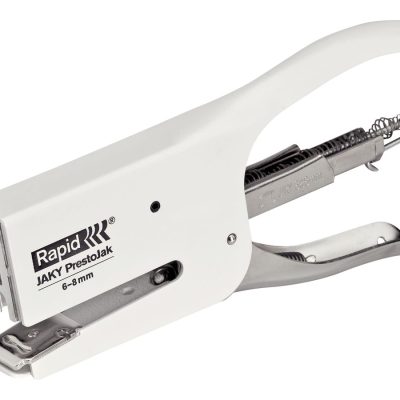 Rapid - Pince Agrafeuse Jaky Prestojak blanc - capacité de 50 feuilles - agrafes Jaky 6 ou 8