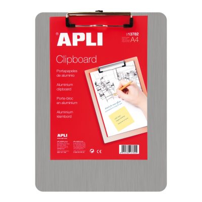 Apli - Porte bloc - A4 - aluminium