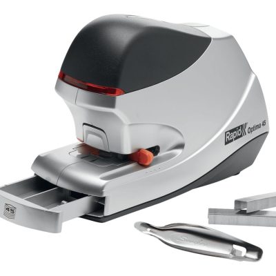 Rapid Optima 45 - Agrafeuse électrique - capacité de 45 feuilles - agrafes HD70